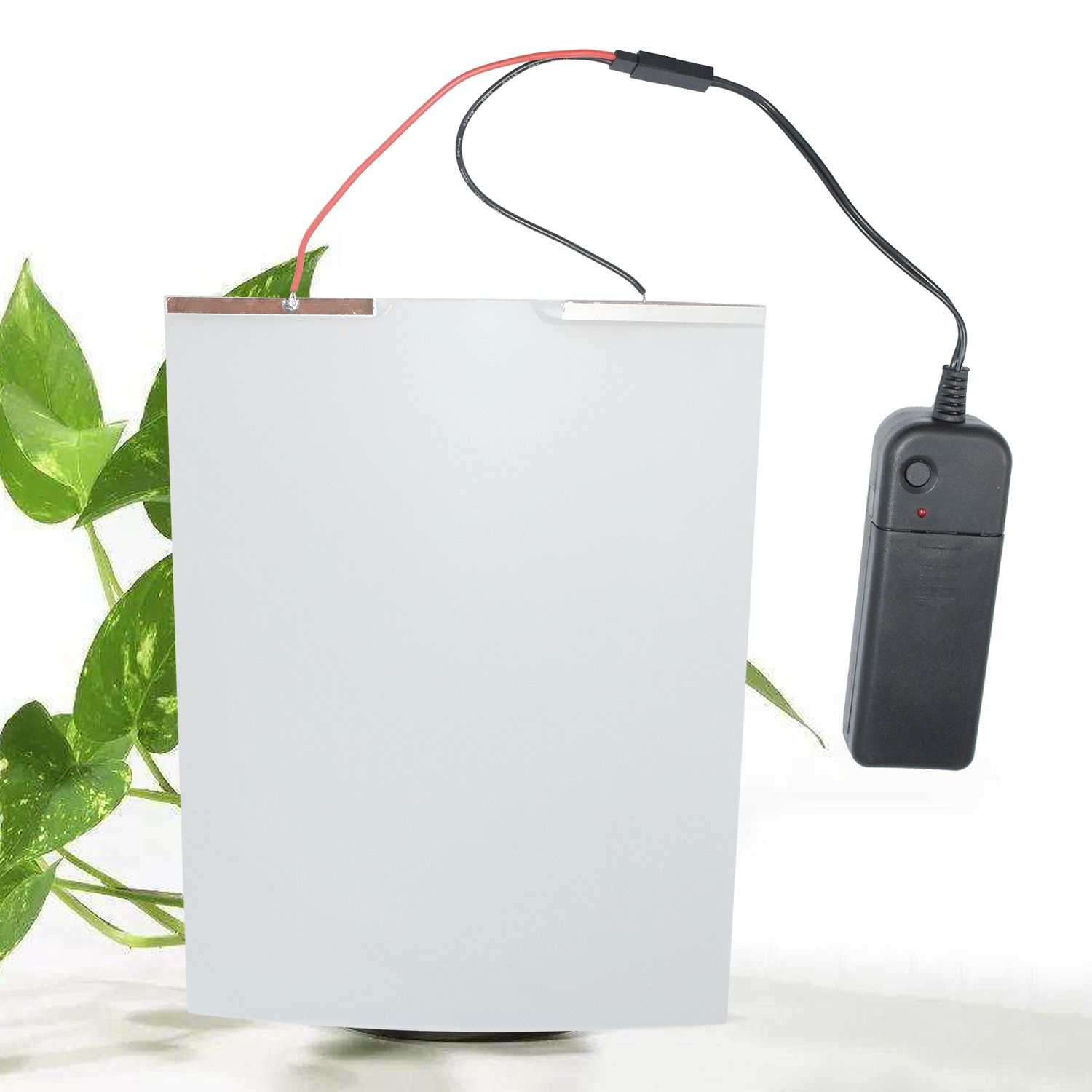 Self-adhesive smart PDLC film powered off - frosted opaque state