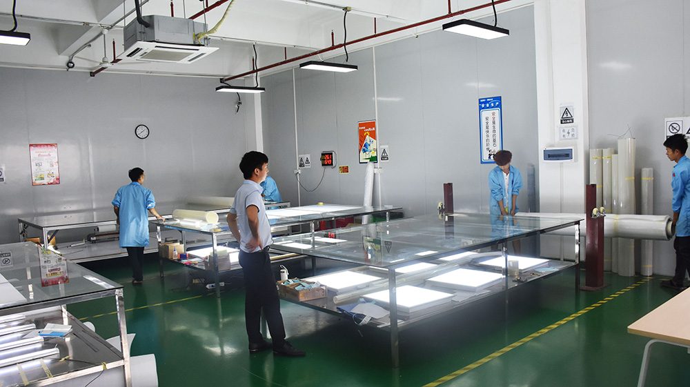 Wide view of the smart film production hall